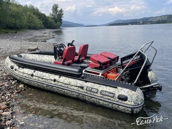 Лодка Sibriver GT 480 Гранд Туризм Меркури 50ЕО, фото 3