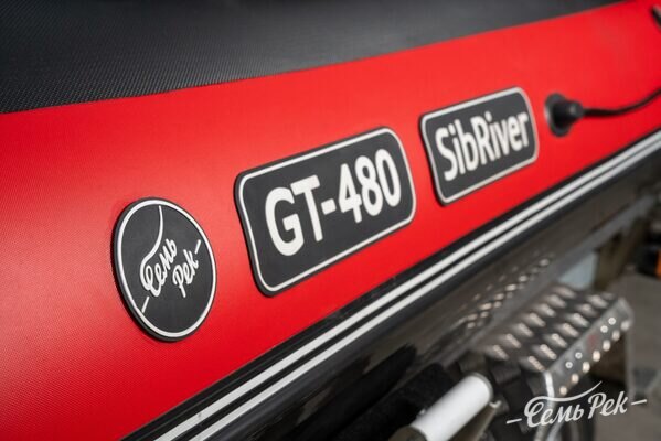 Лодка Sibriver GT 480 мотор Tohatsu 50, прямоток JWO 140, фото 16