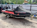 Лодка GT 520 на прицепе под ходовым тентом