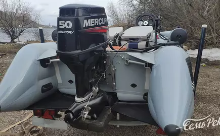 Лодка Выдра Шерпа 520 с мотором Mercury 50 — готовый комплект лодки под ключ