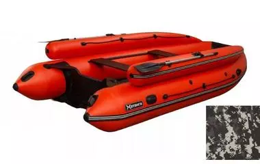 Лодка ПВХ Хатанга Джет Люкс 390 камуфляж цифра
